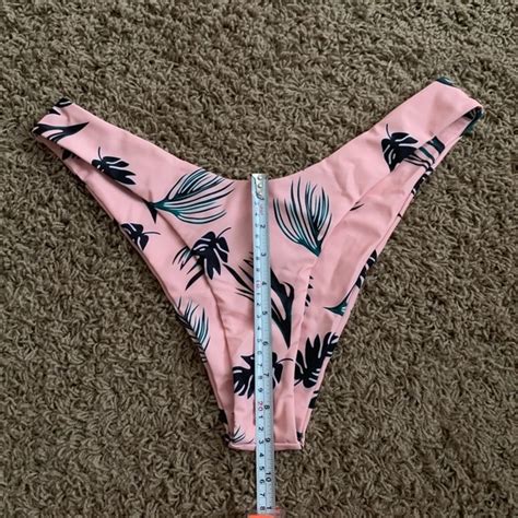 Twilight Gypsy Collective Swim Last Onepink Palm Leaf Bandeau Knot Bikini Nwt Poshmark