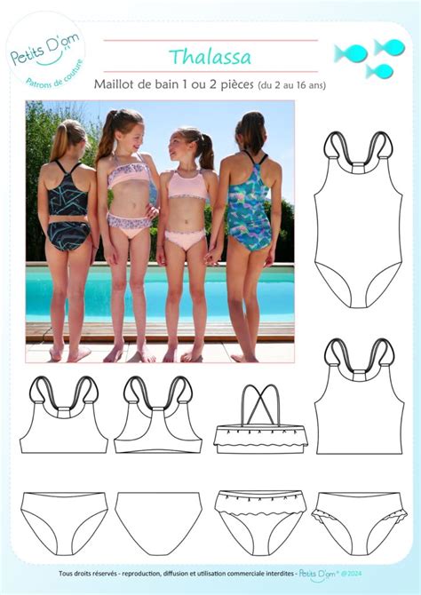 Maillot De Bain Thalassa Nouvelle Version Petits D Om