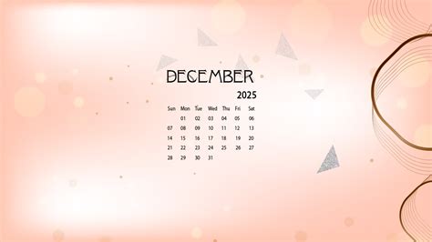 December 2025 Desktop Wallpaper Calendar - CalendarLabs