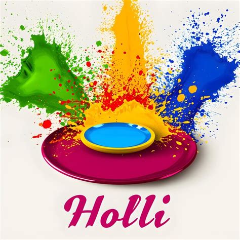 Premium Photo Happy Holi Wishes Decoration The Indian Festival