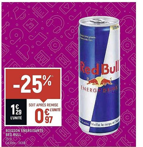 Offre Boisson énergisante Red Bull chez Spar