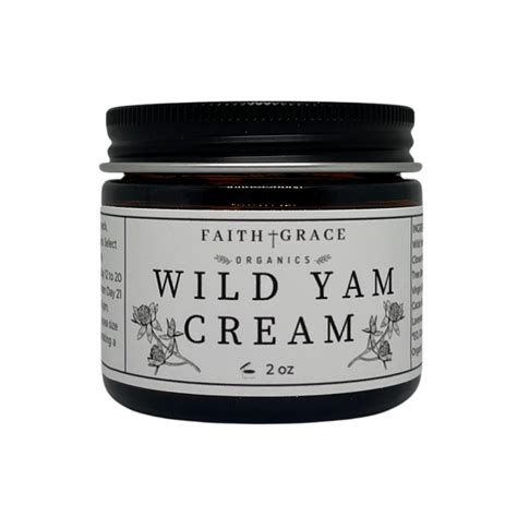 Organic Wild Yam Cream Faithandgraceorganics