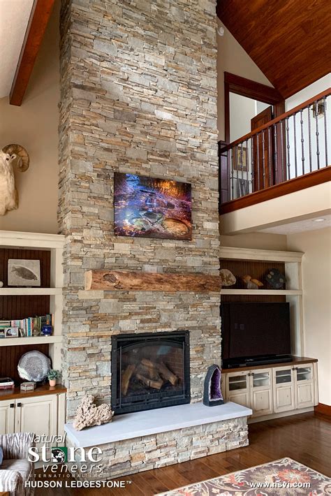 cultured stone fireplace pictures