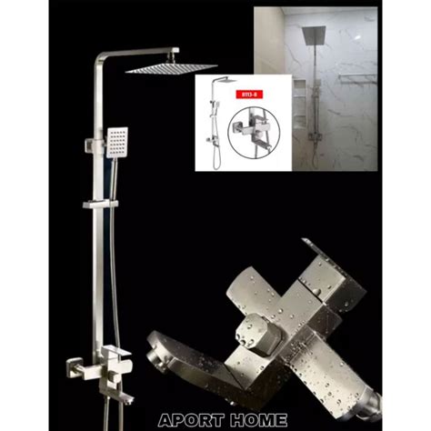Diarkis Hot Cold Shower Set Solid Stainless Steel Makapal Shopee