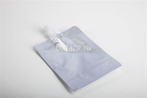 Купить Пакет фольгированный 9*13+6 см 100 мл серебро дой-пак со ...