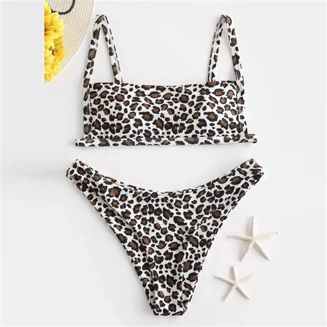 Leopard Print High Leg Bikini Atelier Yuwa Ciao Jp