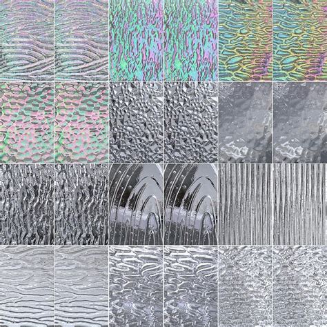 amazoncom litmind  sheets clear textured stained glass variety pack