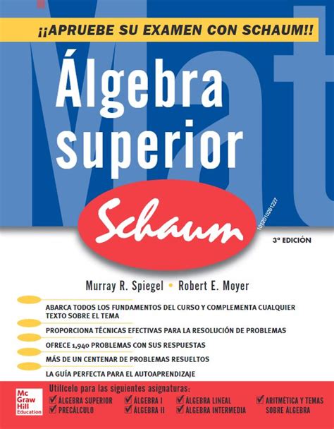 Ingebook ÁLGEBRA SUPERIOR 3ED Serie Schaum