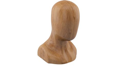 3d Wooden Mannequin Head Turbosquid 2001096