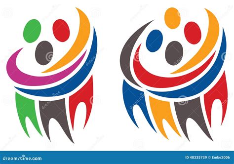 Logo De Groupe De Personnes Illustration De Vecteur Illustration Du