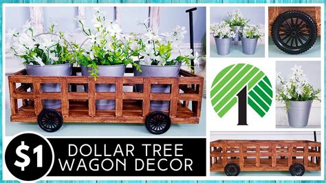 New Dollar Tree Diy Wagon Home Decor Tumbling Tower Blocks Craft