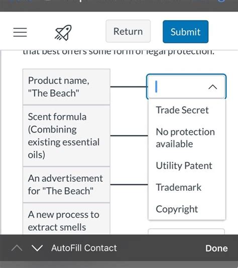 Solved 5 Points Match The Following Aspects Of The Beach