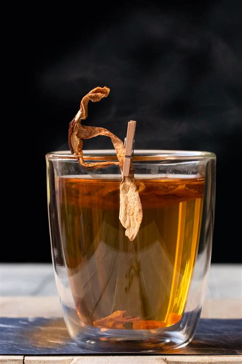 Umami Hot Whiskey Toddy Shiitake Mushroom Saffron Infusion Peck Of Pickles