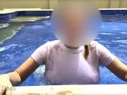 Amazing Hot Wife In Wet T Shirt In The Hotel Pool Risky Public Exhibitionist Xxx Mobile