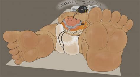 Overwatch Free Sex Art Barefoot Rokieverweight Male Overweight