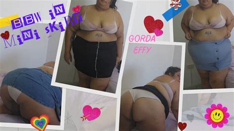 BBW In Mini Shirt For Date Night Gorda Effy Clips Sale