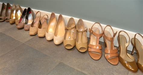 Canadianpetite Taupe And Nude Shoes