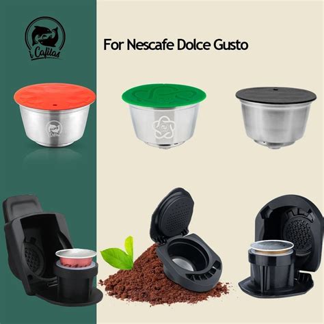 Icafilas Reusable Coffee Capsule For Nescafe Dolce Gusto Stainless