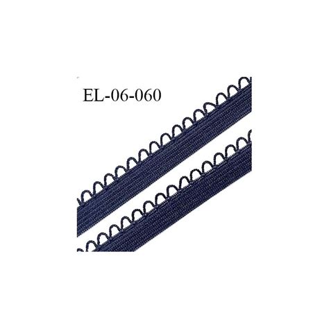 Elastique mm lingerie haut de gamme fabriqué en France élastique souple couleur bleu denim