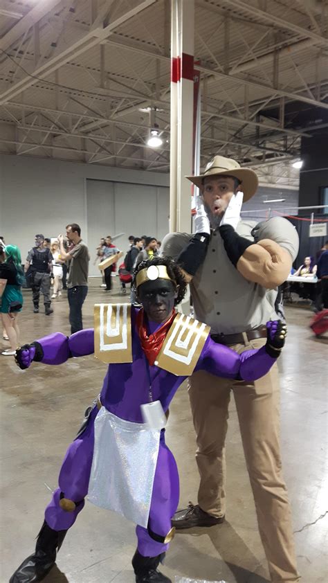 Some great Old Joseph and Star Platinum cosplay (Anime North) : r ...