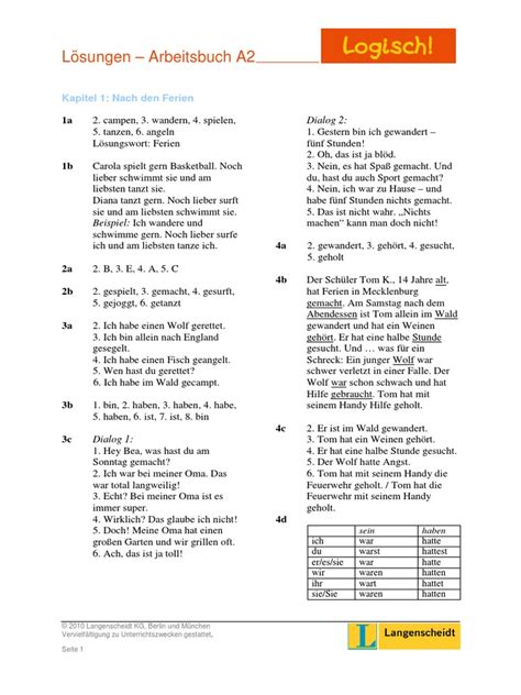 Logisch A2 Ab Losungen PDF | PDF