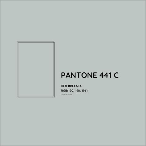 About Pantone 441 C Color Color Codes Similar Colors And Paints