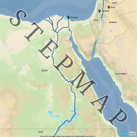 StepMap Orient Landkarte für Welt