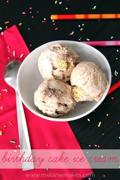 birthday cake ice cream - Melanie Makes
