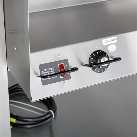 Vollrath 38105 ServeWell Electric Five Pan Hot Food Table 120V Sealed Well