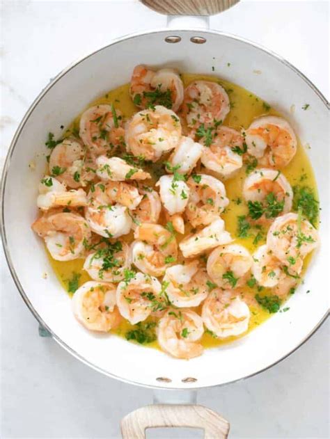 Sautéed Lemon Garlic Butter Shrimp - The Matbakh