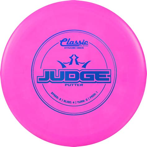 Dynamic Discs Disc Golf Putter Classic Line Judge Blend Pink 173