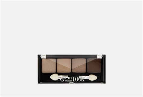 LUXVISAGE Тени для век Glam look 08 Nut taupe 4 г — купить, цена в Москве