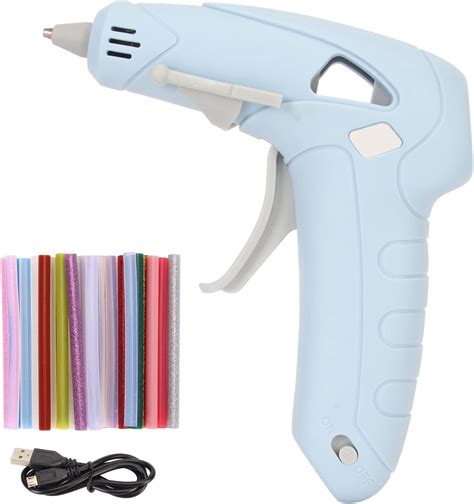 Amazon Hot Glue Gun W Fast Heating Hot Glue Melting Device USB Charge Cordless Glue Gun
