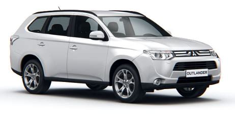 Цвета Mitsubishi Outlander III 2013 MY российского производства — OUT ...