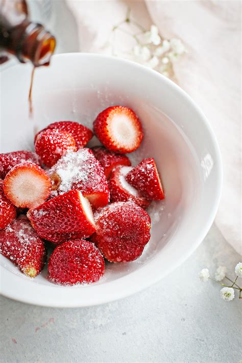 How To Make Strawberries And Cream Good Life Eats