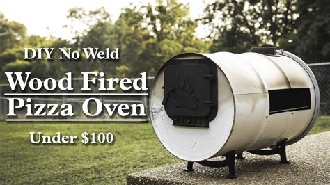 Cheap No Weld DIY Pizza Oven 55 Gallon Drum Wood Fired Pizza Oven