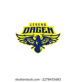 Yellow Eagle Logo Vector Stock Illustration 2278455683 | Shutterstock