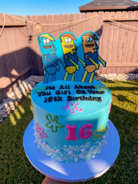Spongebob 16th Birthday Cake Topper - Design Talk