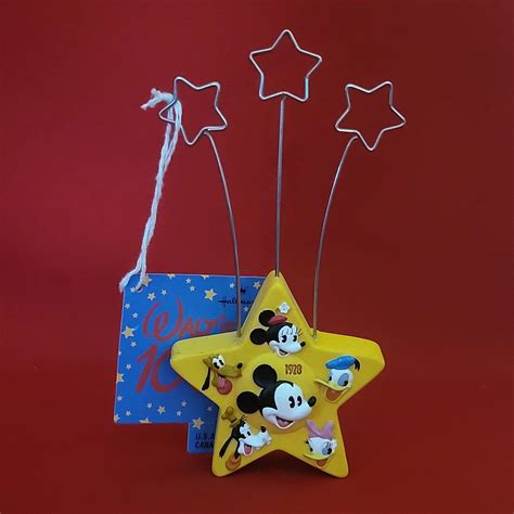 Hallmark Walts 100th Disney Photo Holder Note Stand1928 And 2001 Etsy