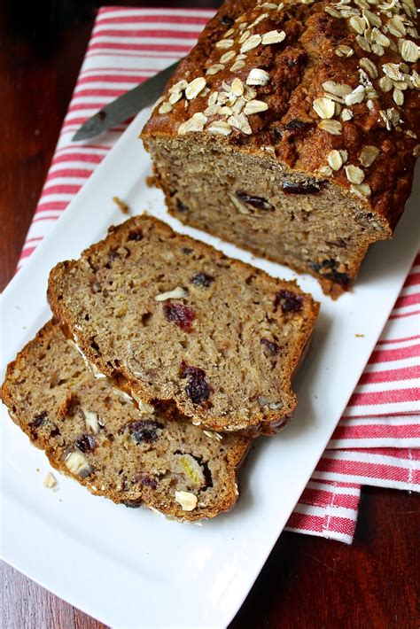 Delicioso Pan De Avena Y Banana Con Cranberries Receta F Cil