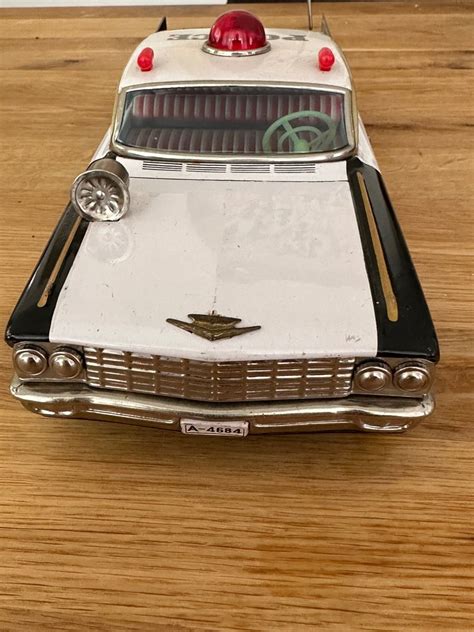 Yonezawa Tin Toy Car Cadillac Highway Patrol 1960 1970 Japan