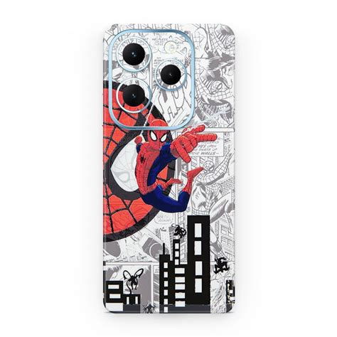 Infinix Hot 40 Spiderman Comic 3D Skin WrapitSkin The Ultimate Protection