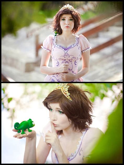 Rapunzel brunette by Usagi Tsukino krv on deviantART Лучший косплей Фотосессия Милые пары