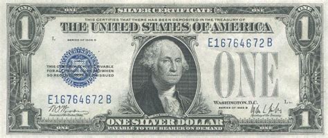 1928 One Dollar Silver Certificate Learn The Value