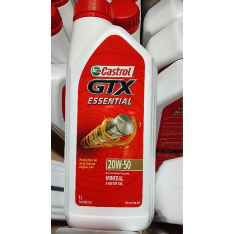 Castrol Gtx Essential W Liter Shopee Philippines