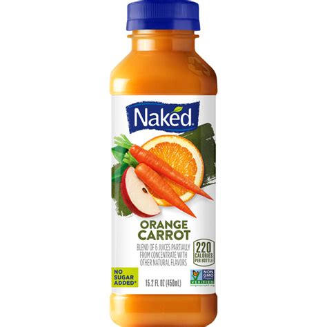 Naked Orange Carrot Juice Smoothie Fl Oz Instacart