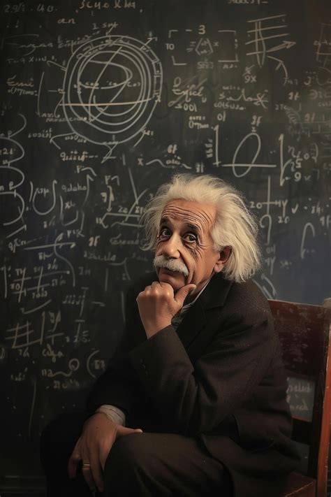 Albert Einstein Scientist Visual Photo Album With Full Of His Daily