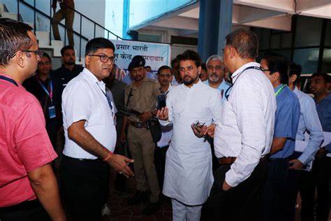 Pib India On Twitter Union Minister Ianuragthakur Held Review