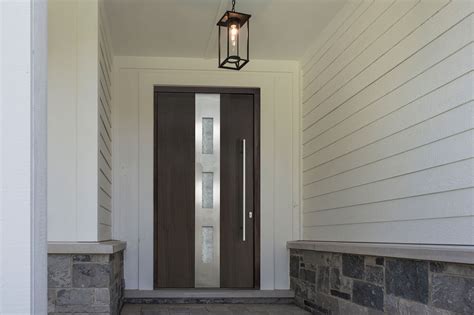 Pivot Front Door Custom Single Modern Euro Technology Wood With