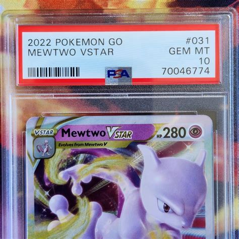 Mavin PSA 10 Mewtwo VSTAR 031 078 Pokemon GO Holo GO